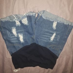 Womens maternity shorts